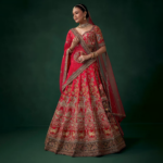 Elegant Bridal Embroidered Lehenga